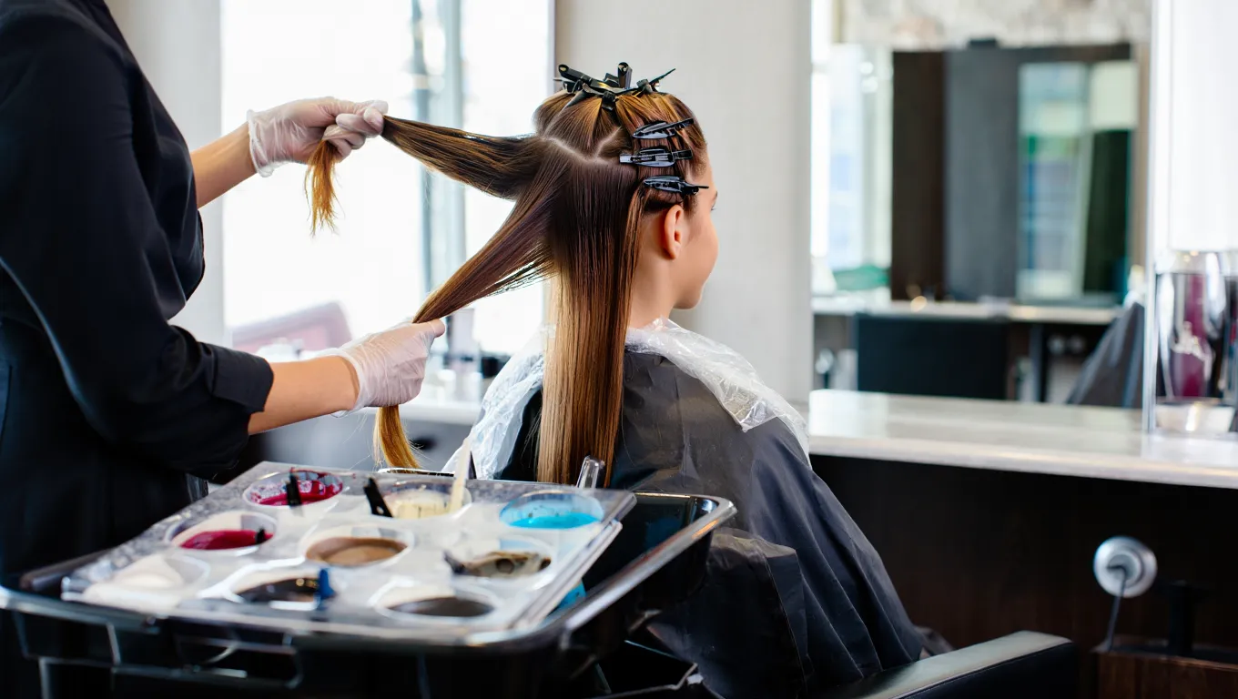 Açma Boyama 3 açma boyama saç